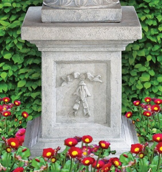 Grande Square Pedestal Cement Display Column for Statuary Stone
